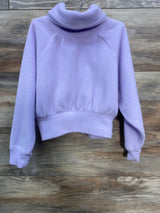 Fleece Turtle Neck Pull Over Sweatshirt Lilac sz 5T