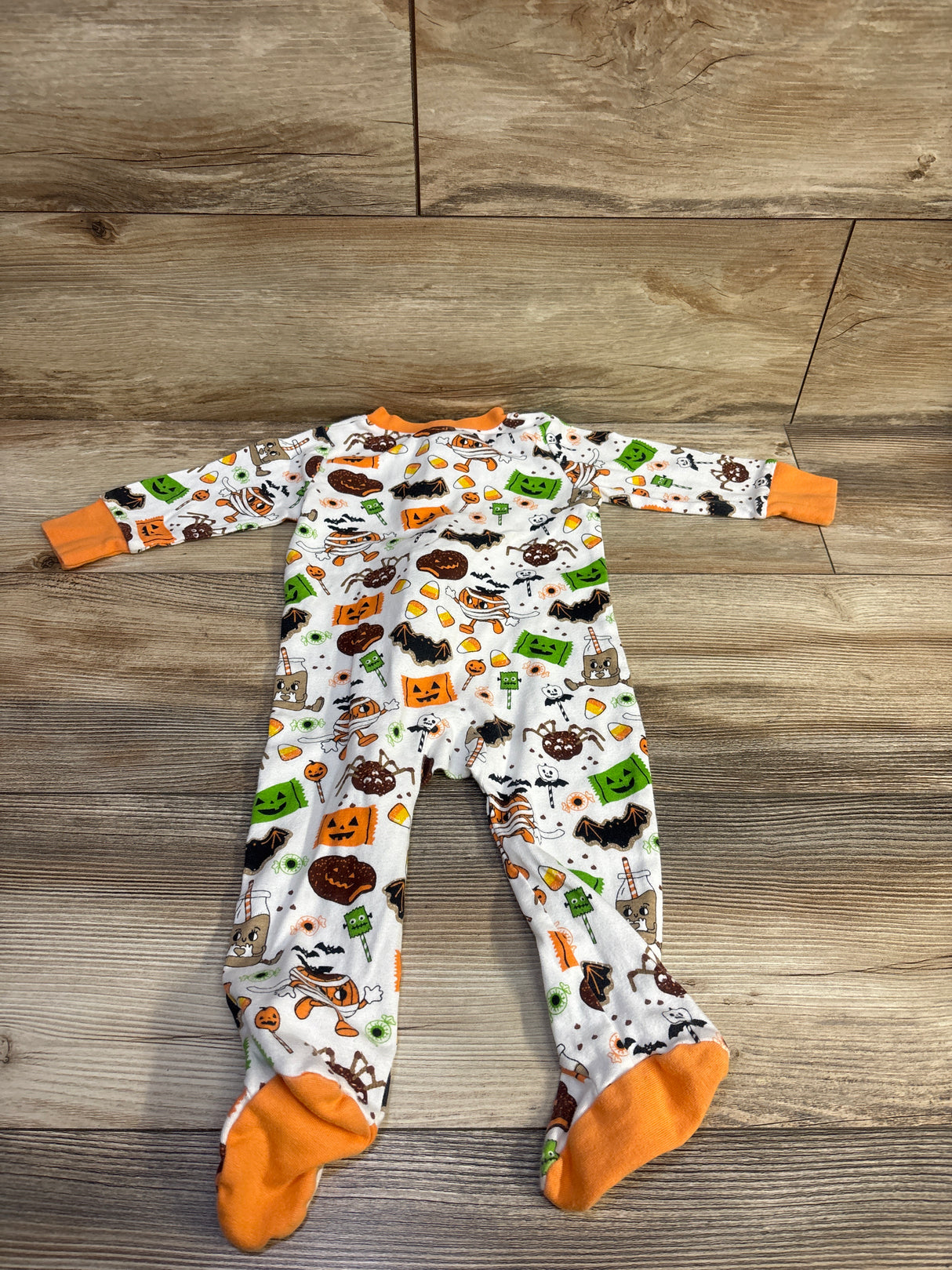 Honest Halloween Sleeper White sz 6-9m