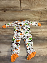 Honest Halloween Sleeper White sz 6-9m