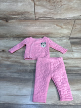 Disney Baby 2pc Minnie Mouse Sweatshirt & Pants Set Pink sz 0-3m