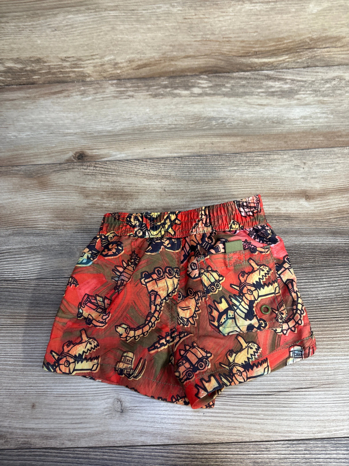 Disney Store Pixar Cars Swim Trunks Red sz 2T