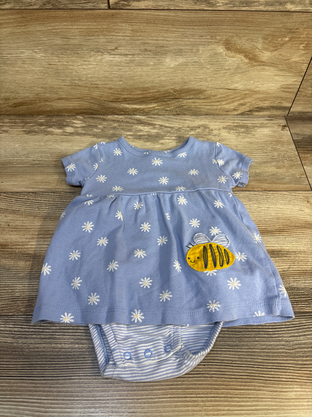 Carter's Floral Print Bodysuit Dress Lilac sz 6m