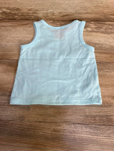 Cat & Jack Graphic Heart Tank Top Blue sz 12m - Me n Mommy To Be