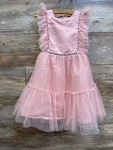 Harlow & Rose Tulle Beaded Dress Pink sz 4T