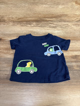 First Impressions Beep Beep Dino Shirt Navy sz 12m - Me n Mommy To Be