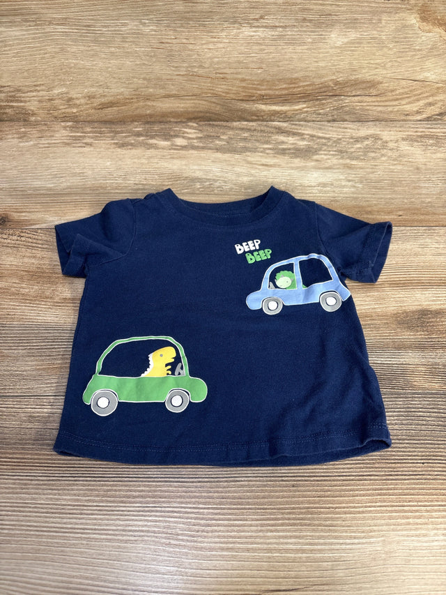First Impressions Beep Beep Dino Shirt Navy sz 12m - Me n Mommy To Be