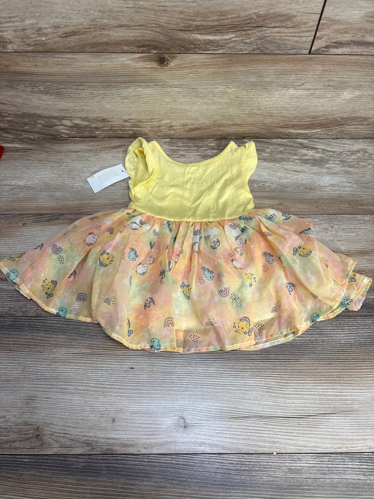 NEW Disney Princess Character Tutu Dress Yellow sz 12m