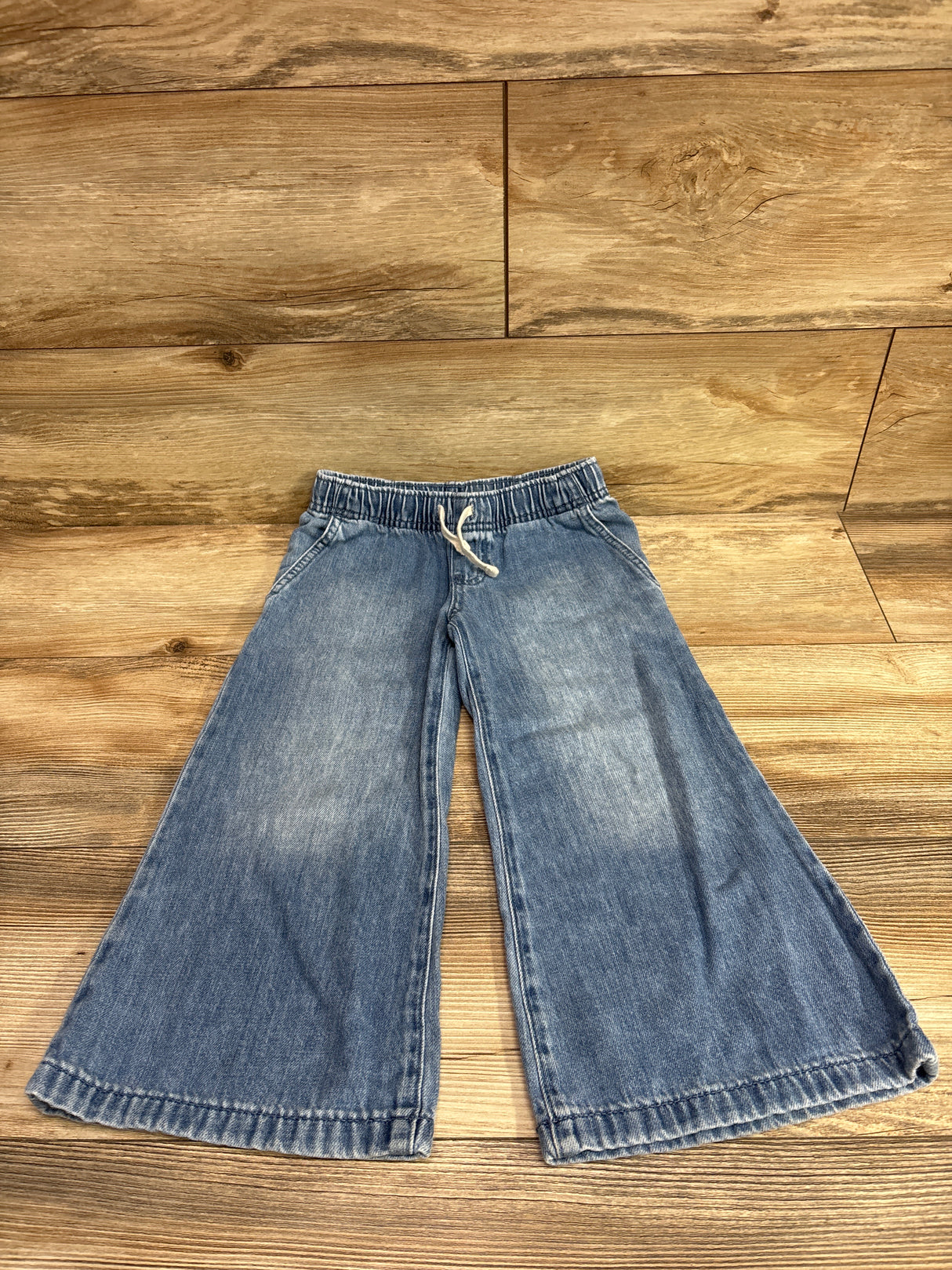 Cat & Jack Wide Leg Jeans Blue sz 4/5T