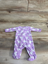 Simple Joys Sheep Print Blanket Sleeper Lilac sz Newborn