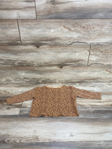 Zara Leopard Print Shirt Brown sz 12-18m