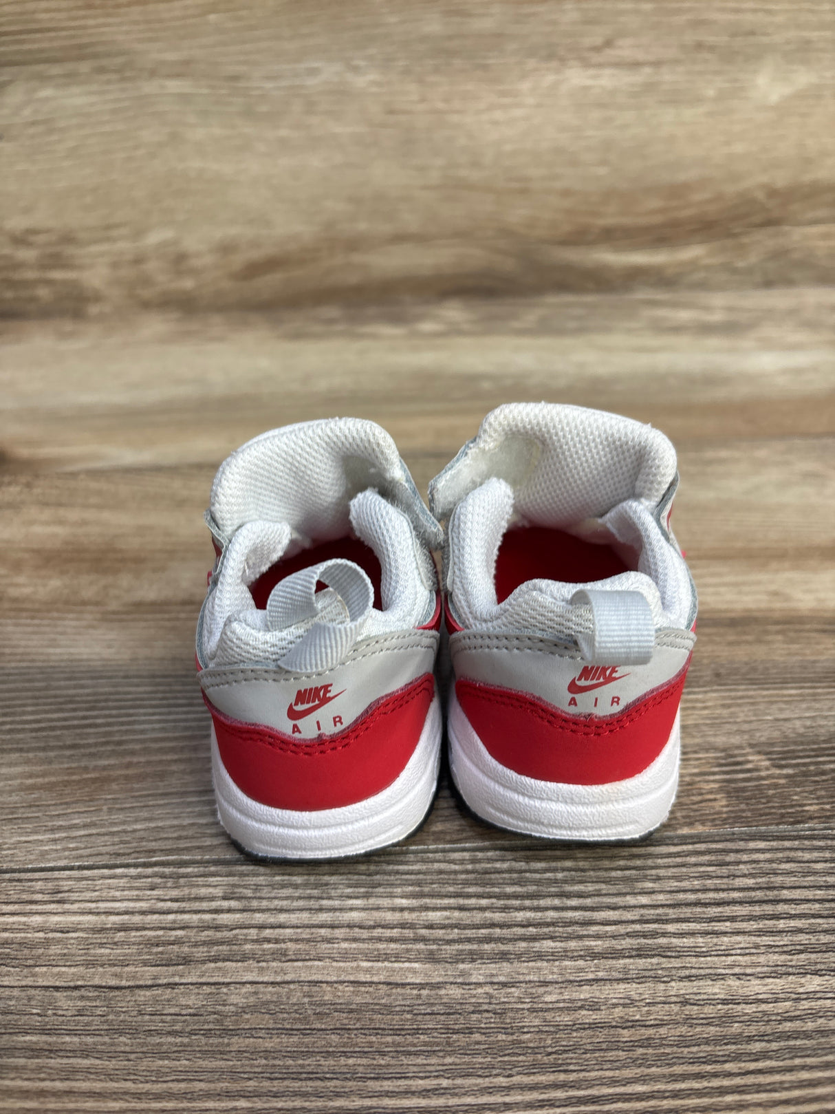 Nike Air Max 1 EasyOn TD 'Red' Sneakers sz 2c