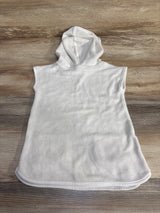 Cat & Jack Hooded Terry Swim Cover Up White sz 2T