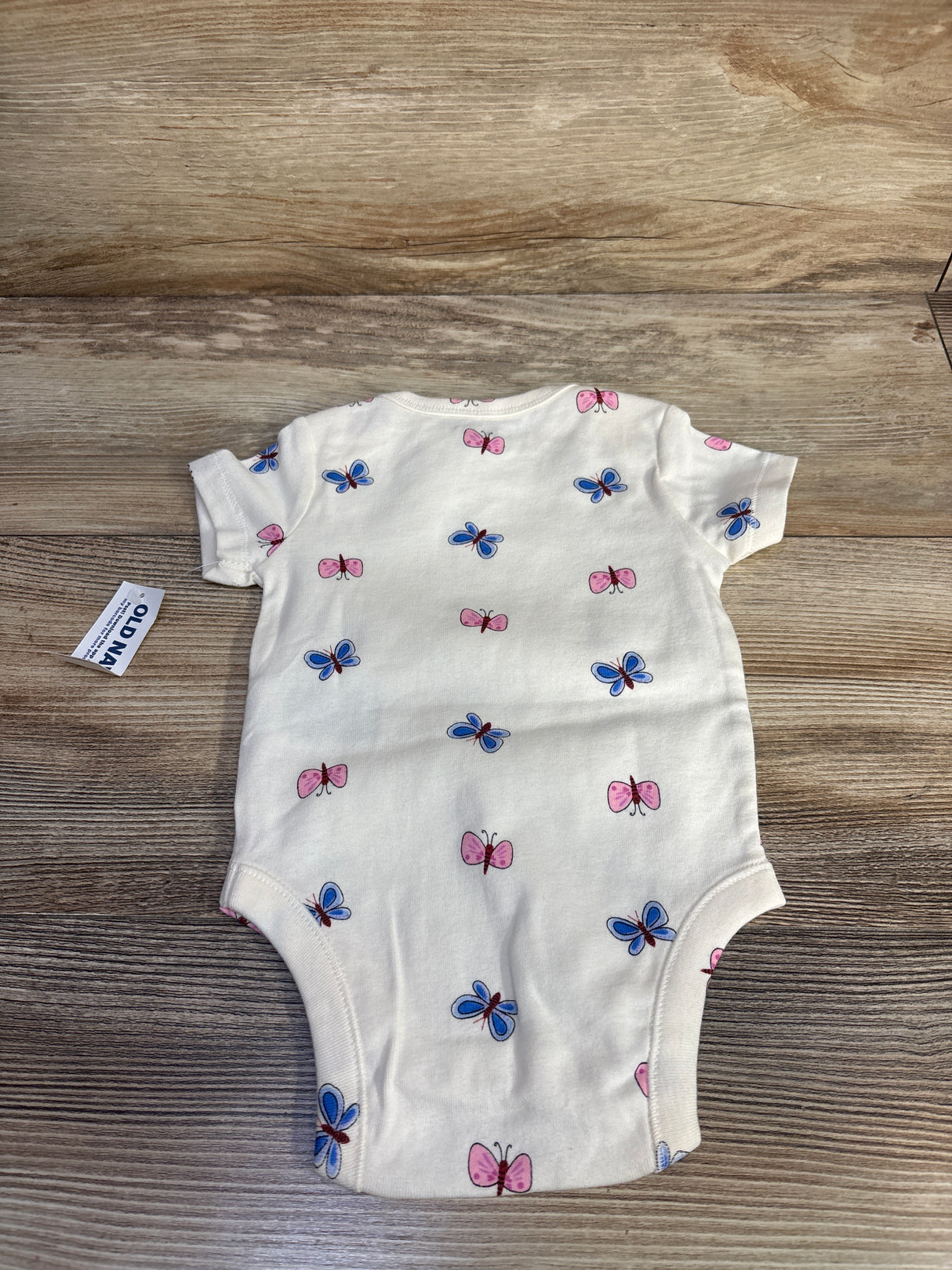 NEW Old Navy Butterfly Bodysuit Ivory sz 3-6m