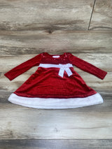 Bonnie Baby Velvet Santa Dress Red sz 18m