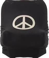 NEW Ali+Oli Mama Poncho Mulit-Use Cover Black Peace Sign