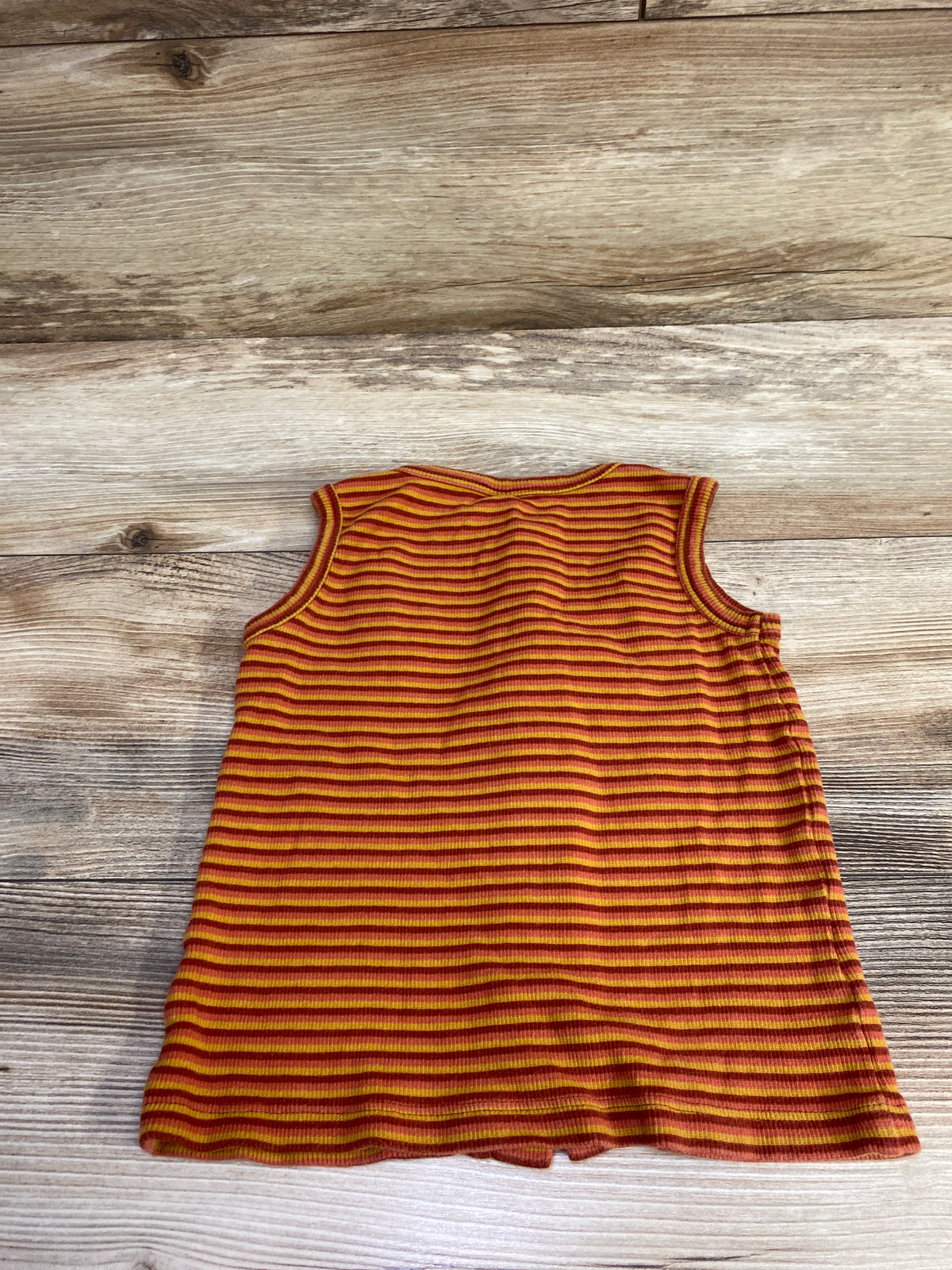 Kate Quinn Button-Up Tank Top Orange sz 3T
