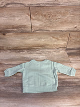 NEW Jumping Beans Mom's Mini Pullover Sweatshirt Green sz Newborn