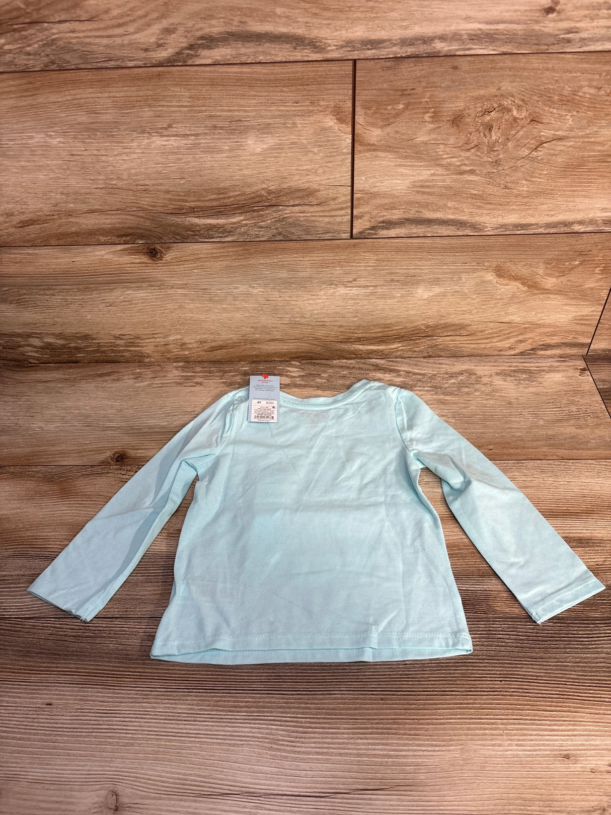 NEW Cat & Jack Winter Polar Bear Print Long Sleeve Shirt Blue sz 2T