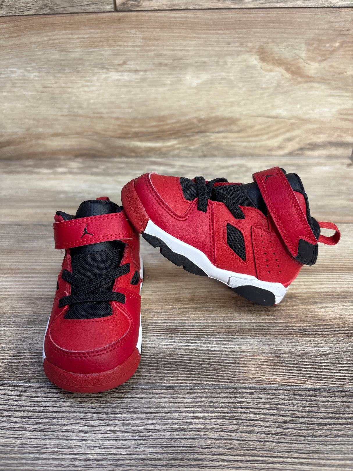 Air Jordan Flight Club 91 TD 'University Red' Sneakers sz 5c