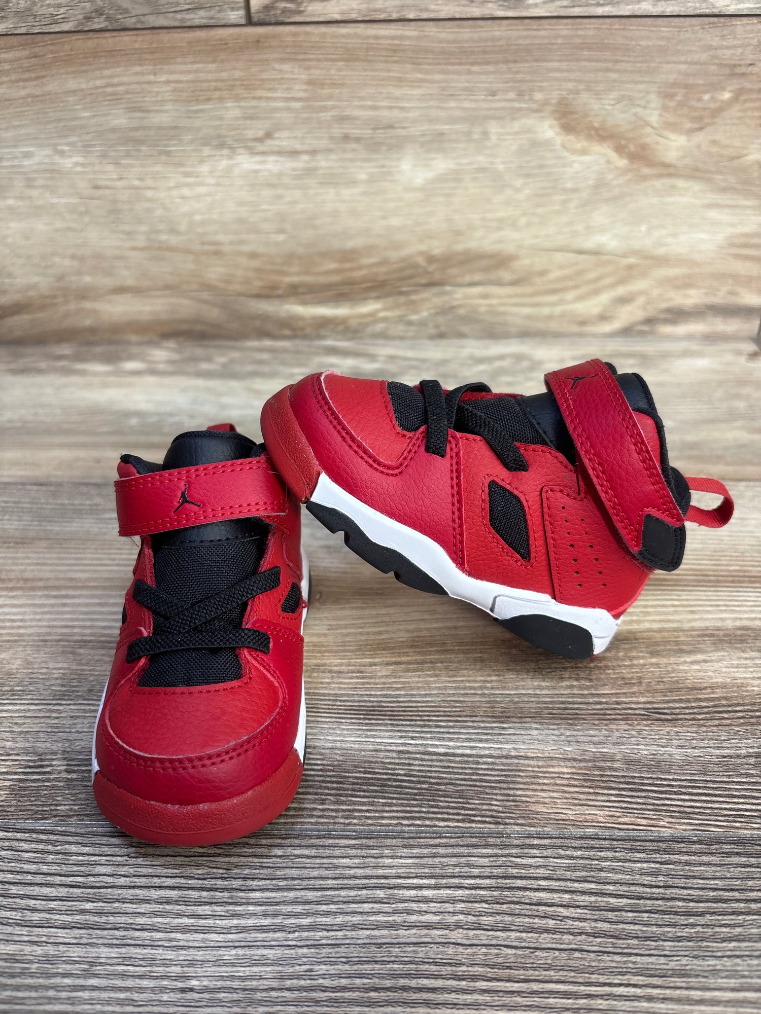 Air Jordan Flight Club 91 TD 'University Red' Sneakers sz 5c