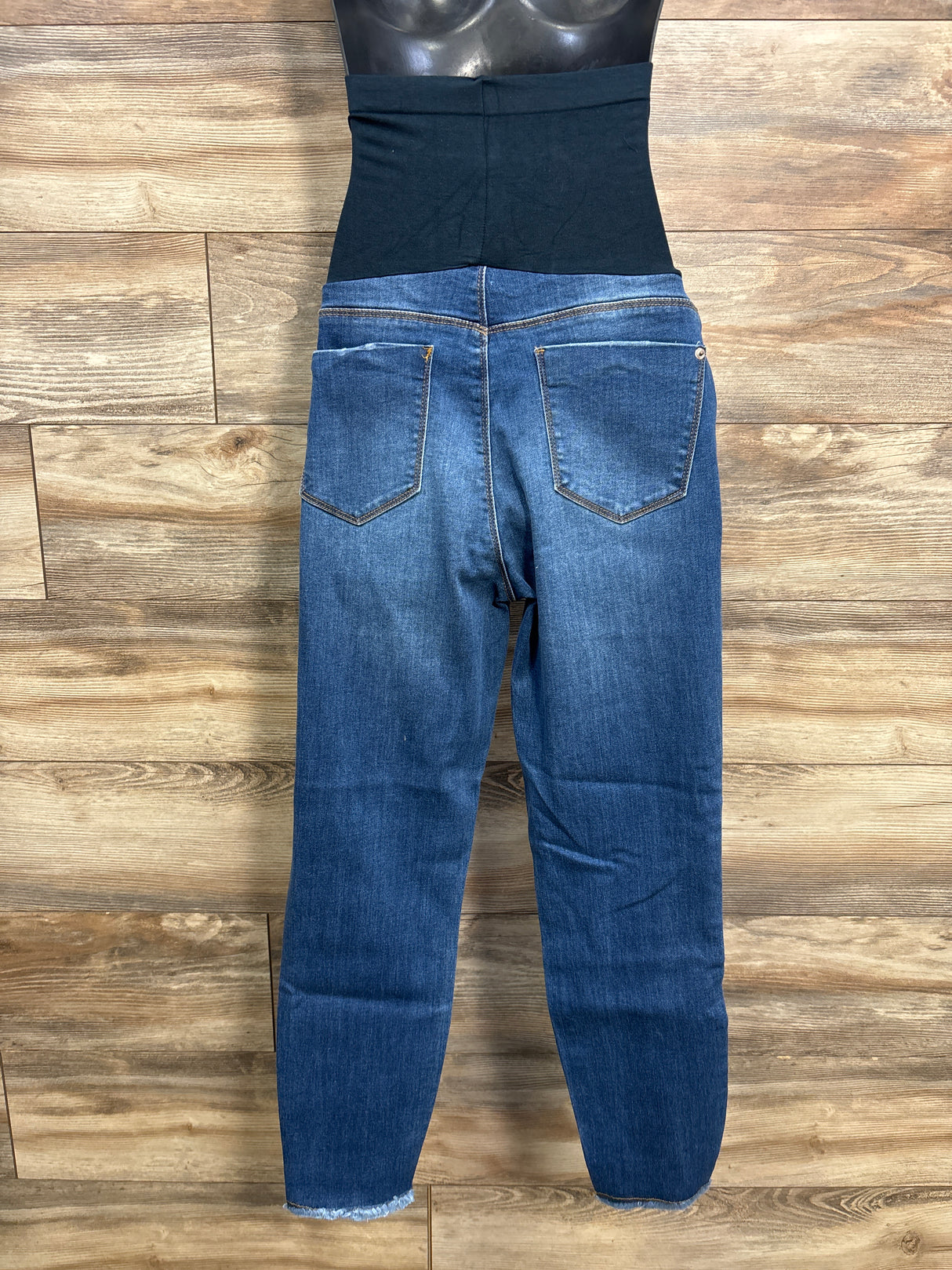 NEW Indigo Poppy Maternity Full Panel Jeans Blue sz Large