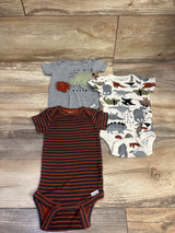 Gerber 3pk Bodysuits Grey sz 0-3m