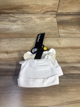 NEW Gerber 3pk Caps White sz 0-6m
