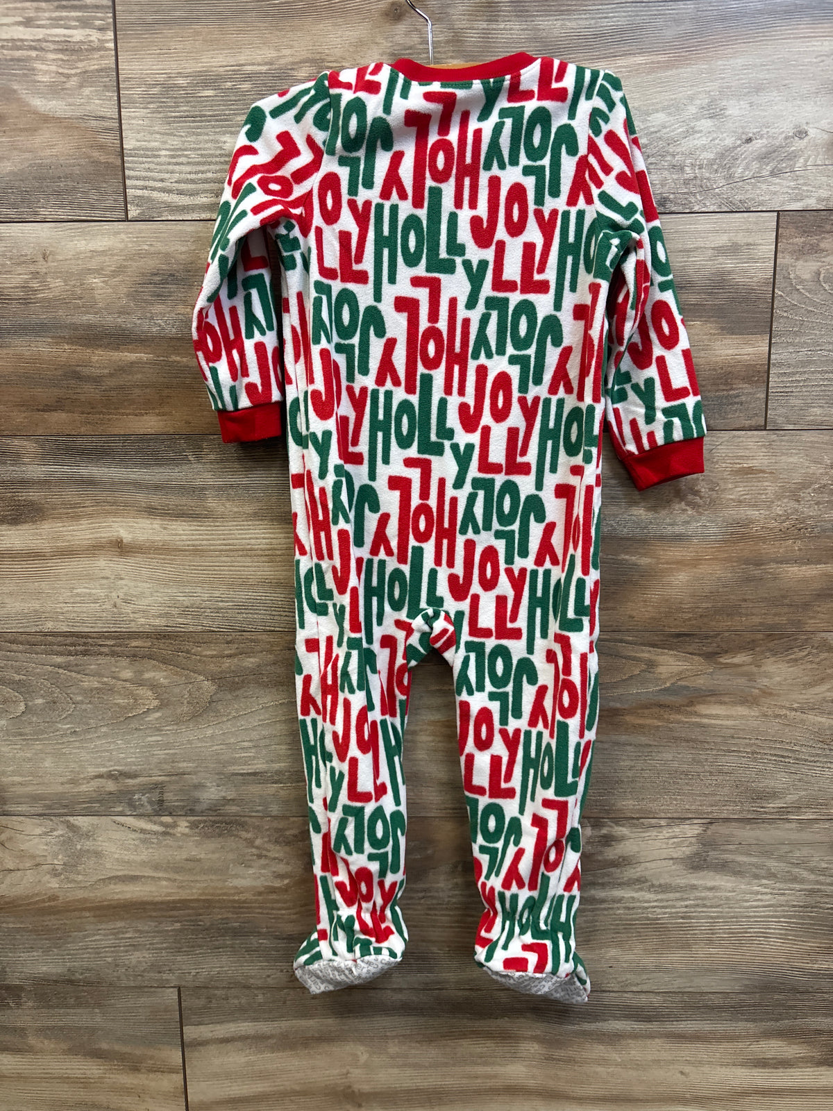 Carter's Holly Jolly Blanket Sleeper White sz 3T