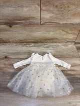 Madison Layne Ribbed Tutu Bodysuit Ivory sz 0/3m