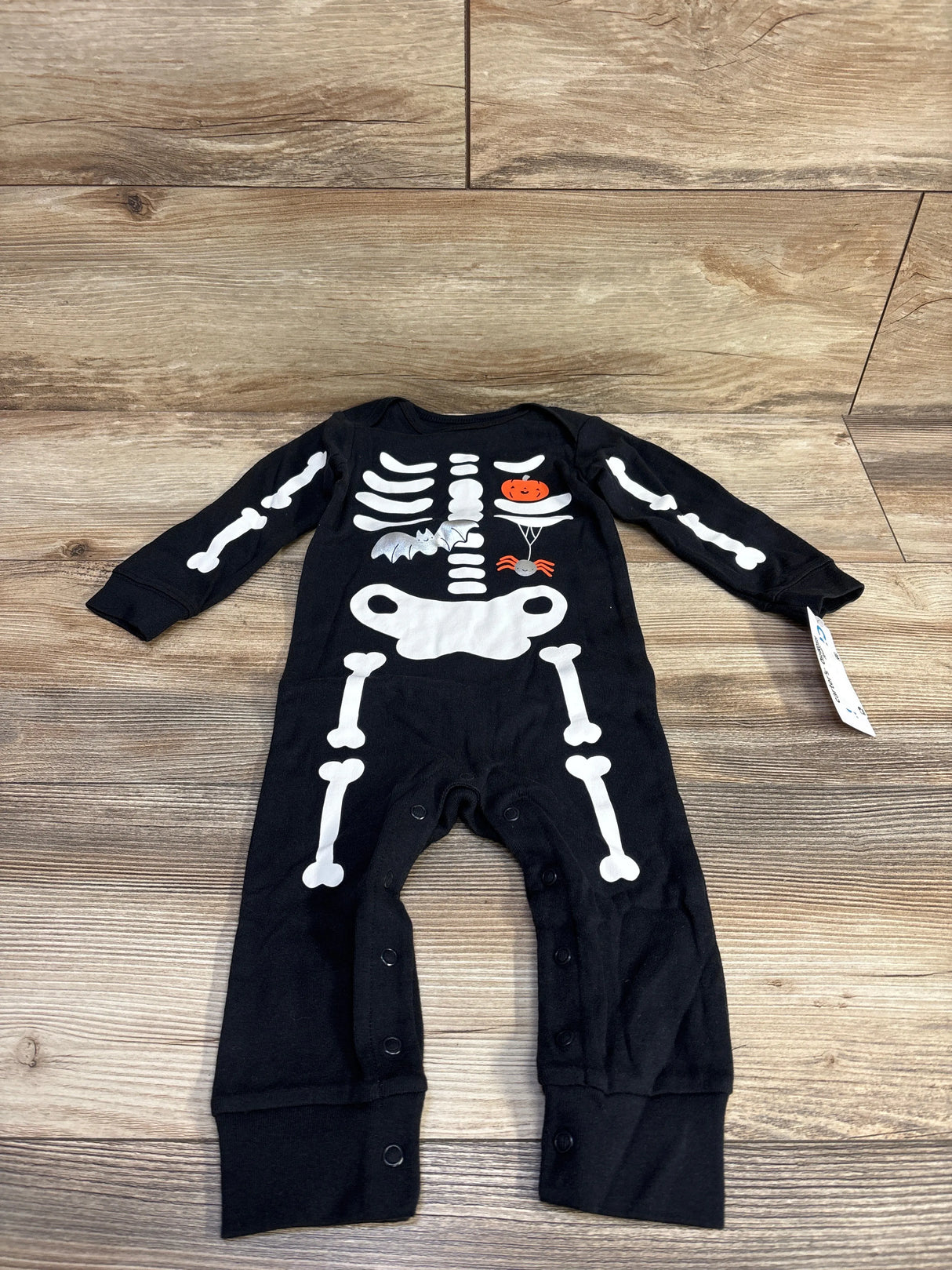 NEW Carter's Skeleton Coverall Black sz 12m - Me n Mommy To Be