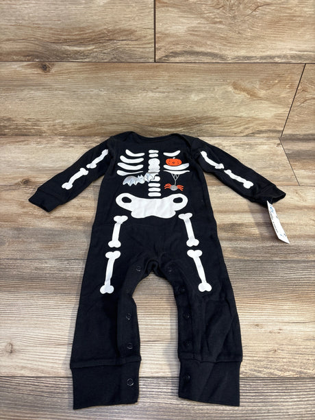 NEW Carter's Skeleton Coverall Black sz 12m - Me n Mommy To Be