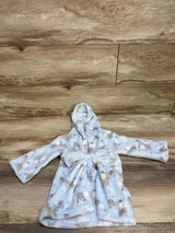 Blankets & Beyond Plush Elephant Robe Light Blue sz 12m