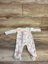 Just One You Floral Sleeper White sz 6m