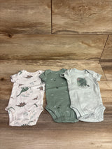 Just One You 3pk Bodysuits Green sz Newborn
