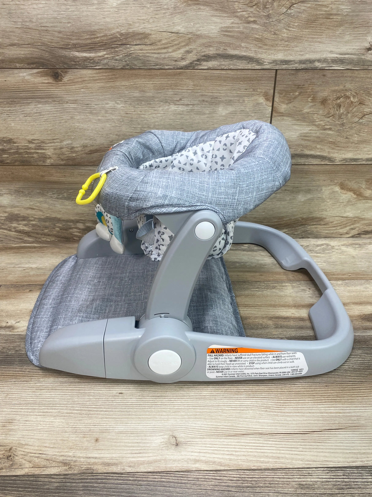 Summer Infant Learn-to-Sit 2-Position Floor Seat in Heather Gray