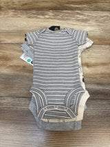 NEW Child Of Mine 3pk Bodysuits Grey sz Preemie