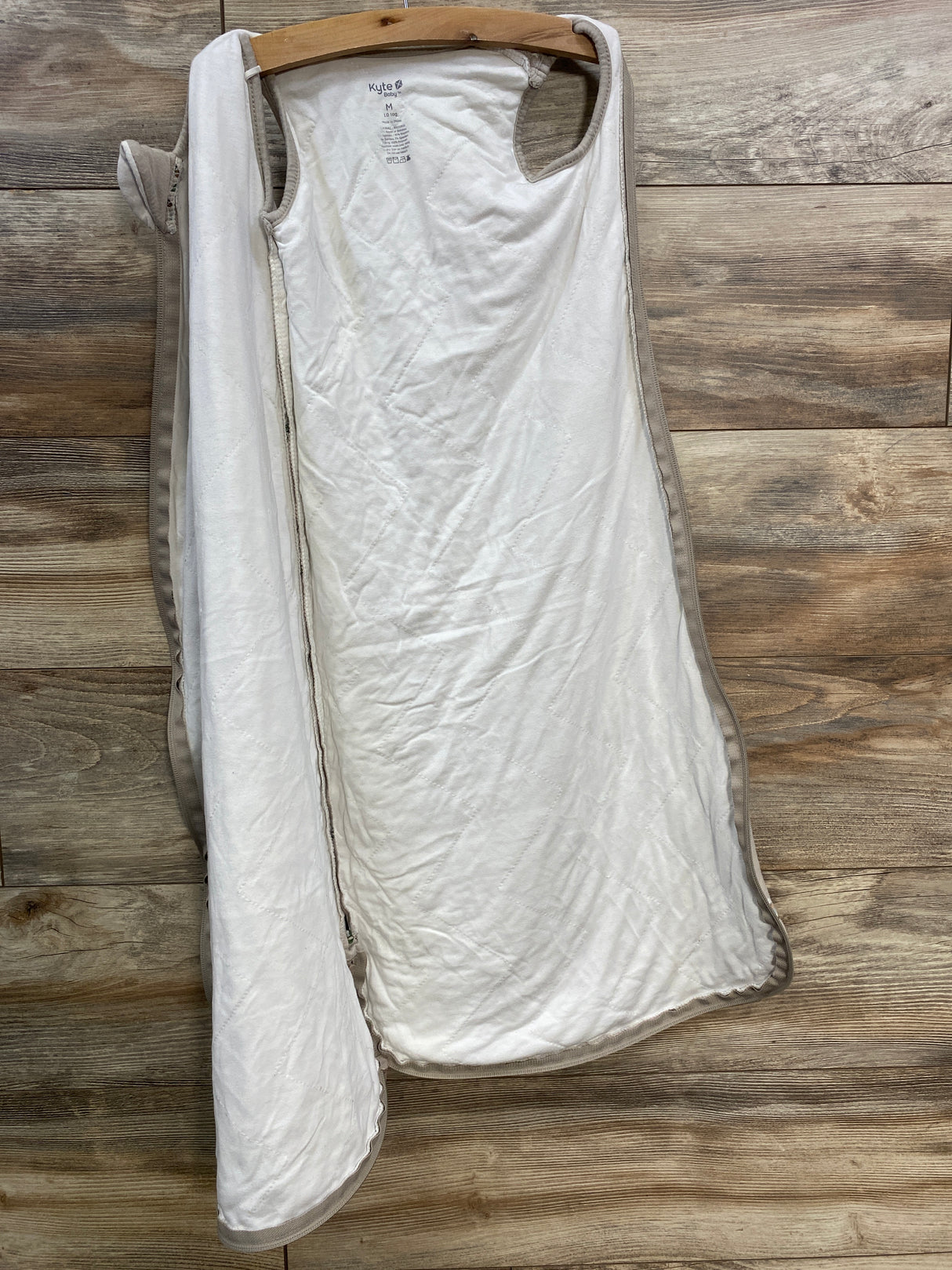 Kyte Baby Sleep Bag in Medium Khaki Magnolia 1.0 TOG sz 6-18m