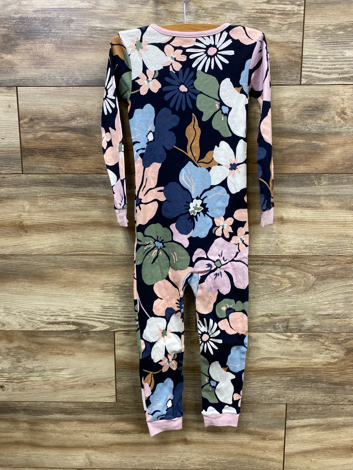 Carter's Floral Sleeper Navy sz 5T