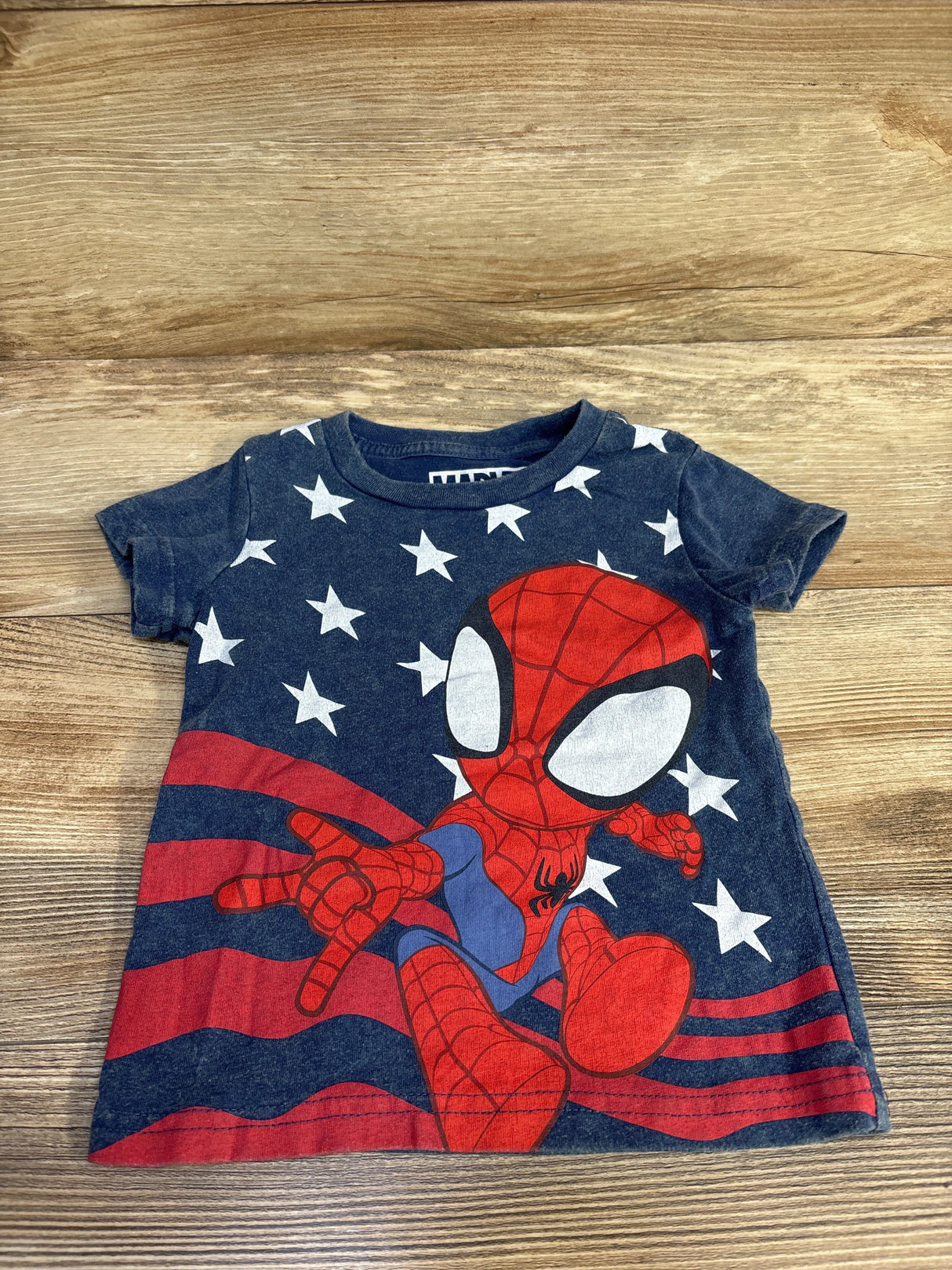 Marvel Spiderman Shirt Blue sz 12m