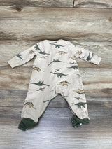 Carter's Dinosaur Print Sleeper Beige sz 3m