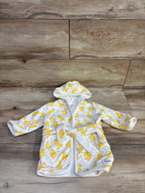 Burt's Bees Baby Hooded Bath Robe White sz 0-9m