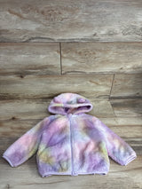Old Navy Unicorn Critter Hooded Jacket Purple sz 18-24m