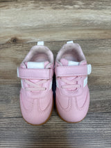 First Steps Hook-and-Loop Strap Sneakers Pink sz 6c