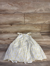 Tahari Lemon Sleeveless Dress Ivory sz 5T