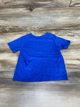 Children's Place Eat Sleep Football Repeat Shirt Blue sz 2T