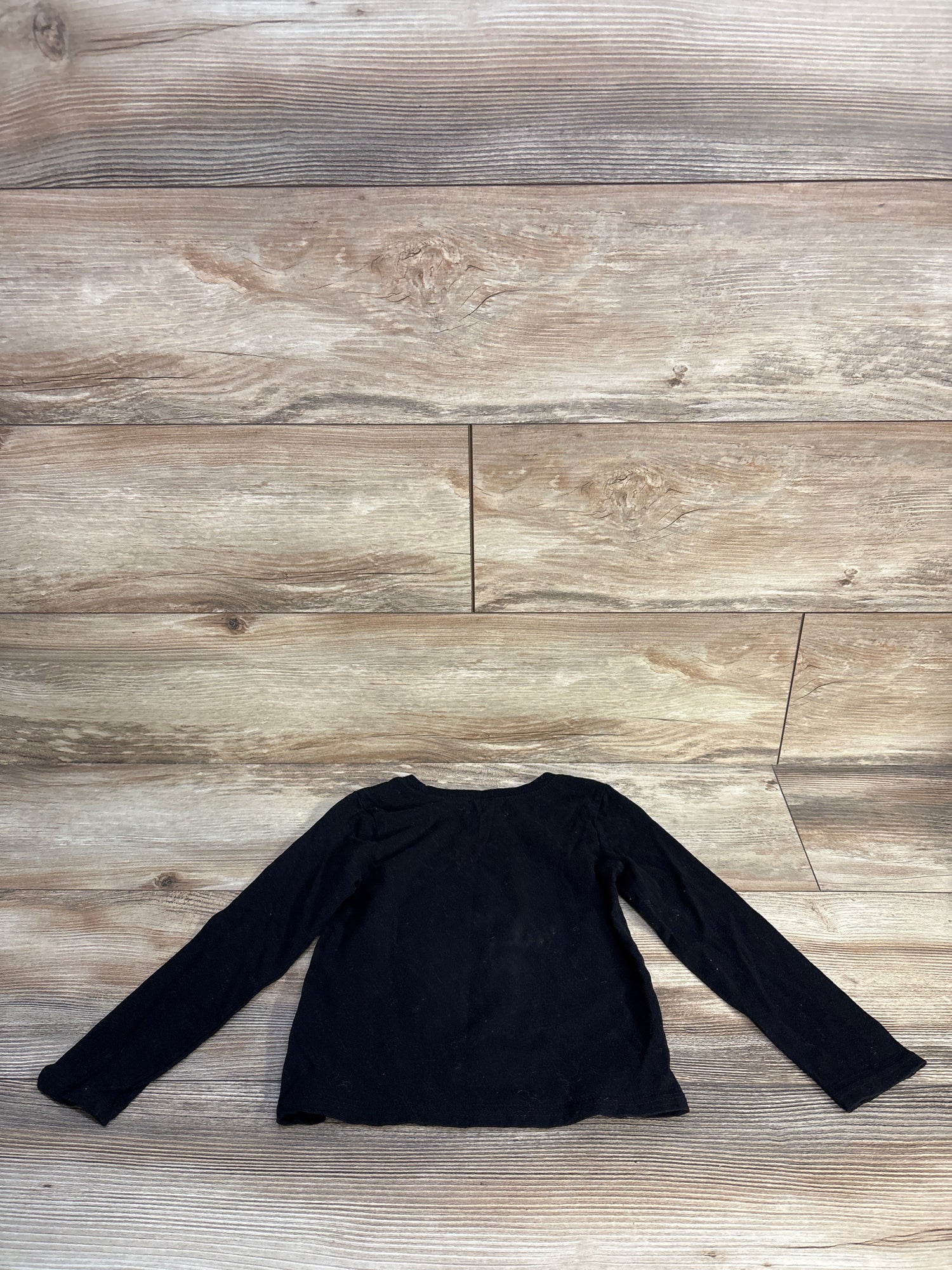 Children's Place Fall Cat Shirt Black sz 4T