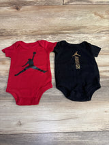 Jordan 2pk Bodysuit Set Black sz 12m