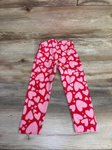 Old Navy Heart Leggings Red sz 2T