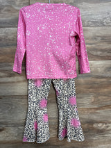 NWOT 2pc Hello Pumpkin Shirt & Pants Set Pink sz 4T