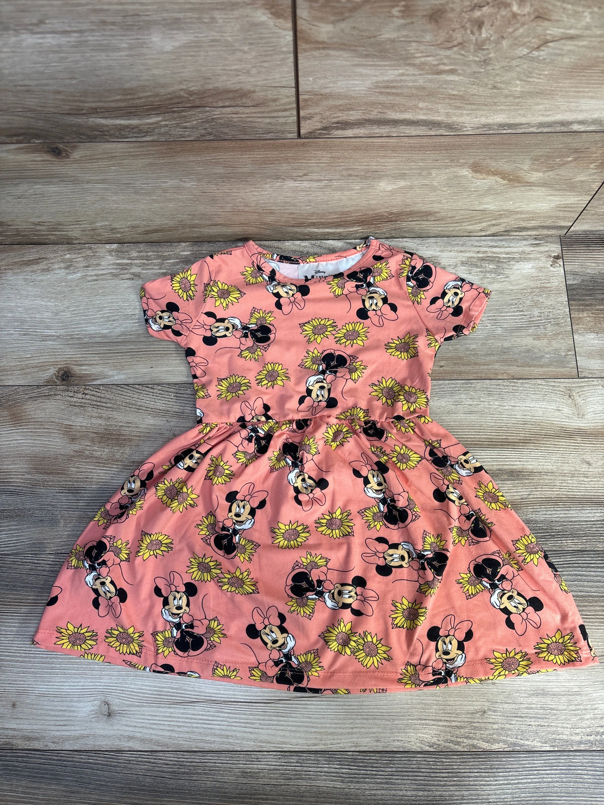 Disney Minnie Mouse Floral Dress Orange sz 3T - Me n Mommy To Be